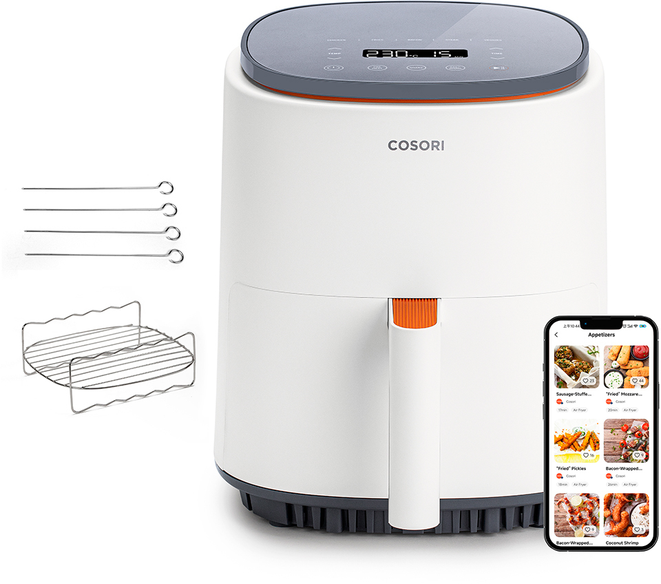 Freidora de aire  Cosori Premium Chef Edition, Capacidad 5.5L